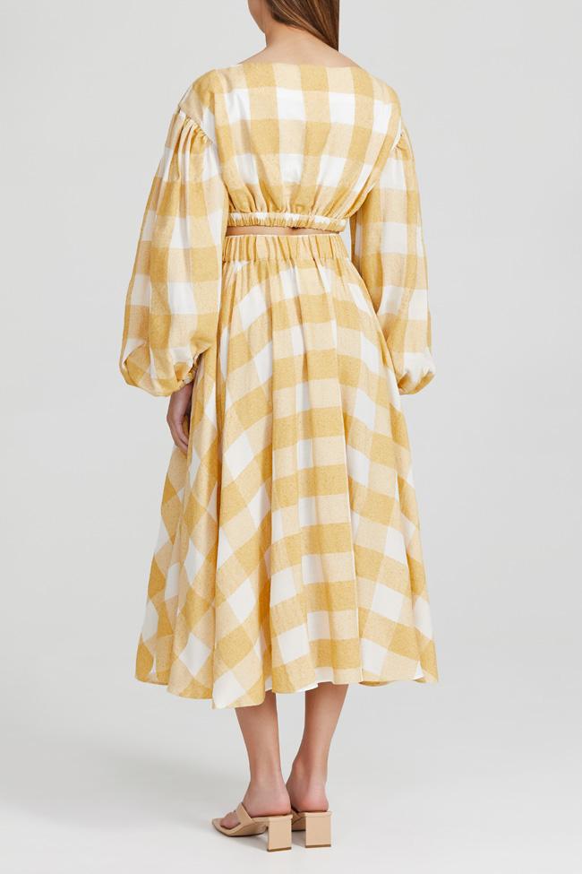 ACLER - Sutherland Skirt (Canary Check ...